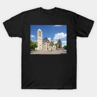 Cathedral, church, minster, city, Westphalia T-Shirt